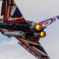 Buy canvas prints of RAF Typhoon - Blackjack by Mike Grundy