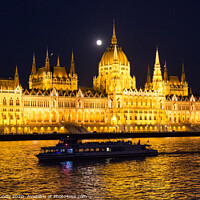 Buy canvas prints of Hungarian Parliament Building by Mike Grundy