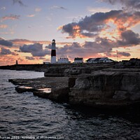 Buy canvas prints of Portland Bill Sunset  by Gillian Thomas