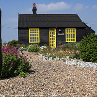 Buy canvas prints of Prospect cottage in Dungeness Kent by Jenny Hibbert