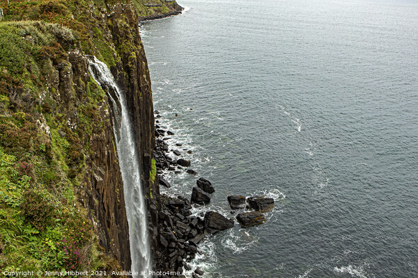 Kilt Rock & Mealt falls Isle of Skye Picture Board by Jenny Hibbert
