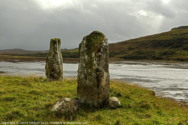 Kensaleyre Standing stones, Isle of Skye Picture Board by Jenny Hibbert