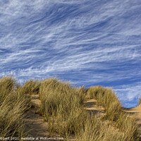 Buy canvas prints of Ynyslas sand dunes Dyfi National Nature reserve by Jenny Hibbert