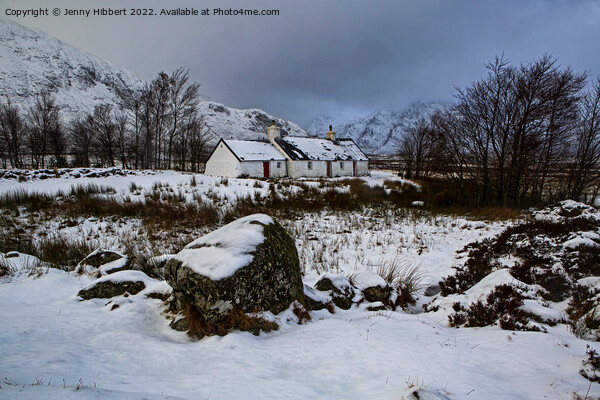 Black Rock Cottage Glencoe Picture Board by Jenny Hibbert