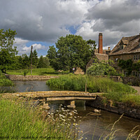 Buy canvas prints of Cotswolds village of Lower Slaughter by Jenny Hibbert
