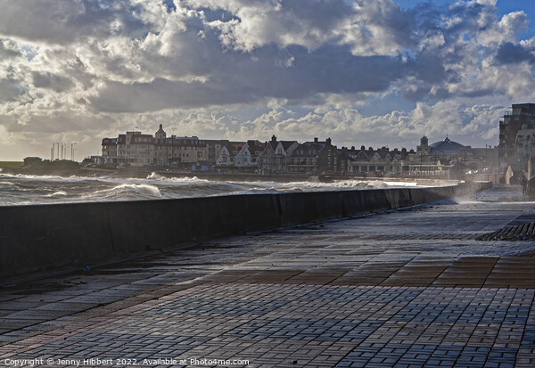 Porthcawl stormy afternoon Picture Board by Jenny Hibbert