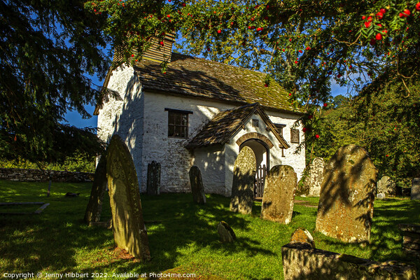 Capel Y Ffin chapel Powys Picture Board by Jenny Hibbert