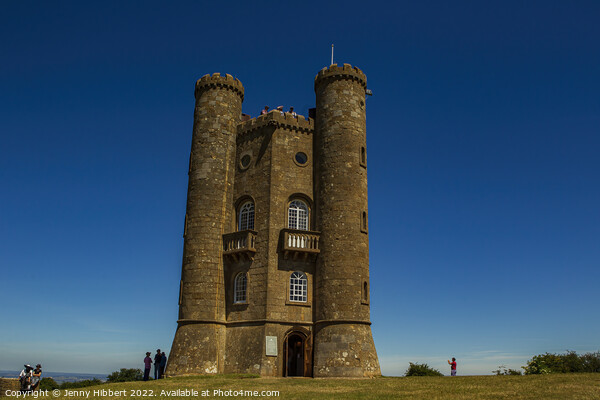 Close up of Broadway Tower  Picture Board by Jenny Hibbert