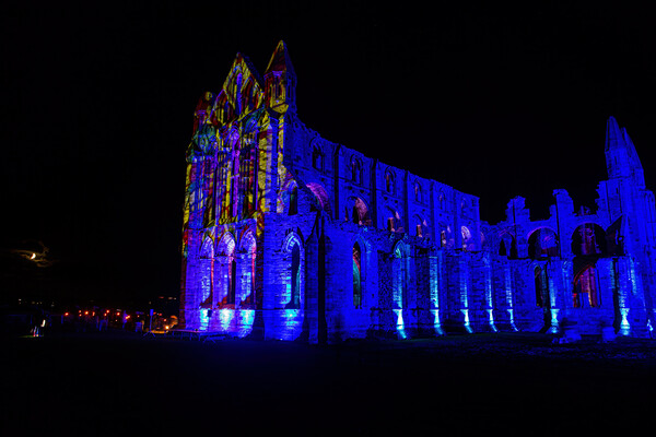 Halloween at Whitby Abbey Picture Board by Jenny Hibbert