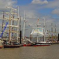 Buy canvas prints of Greenwich Tall ship festival by Jenny Hibbert