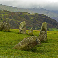 Buy canvas prints of Castlerigg Stone circle in Lake District by Jenny Hibbert