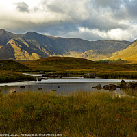 Buy canvas prints of Loch on the road to Glencoe by Jenny Hibbert