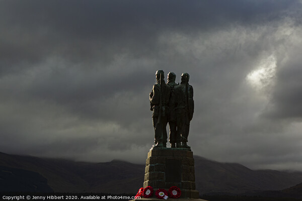 Commando Memorial Scotland Picture Board by Jenny Hibbert