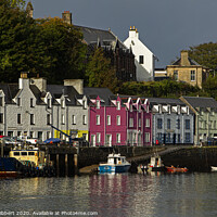 Buy canvas prints of Portree harbour Scotland by Jenny Hibbert