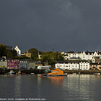 Buy canvas prints of Portree Harbour, Isle of Skye by Jenny Hibbert