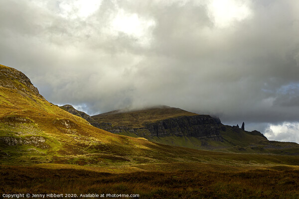 Old Man of Storr Picture Board by Jenny Hibbert