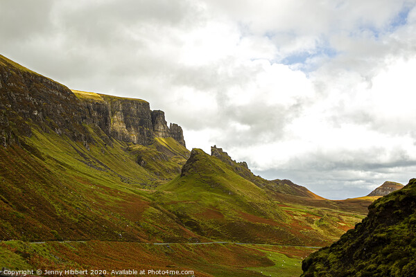 Quiraing Isle of Skye Picture Board by Jenny Hibbert