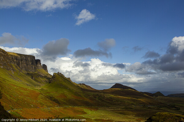 Quiraing the Northern Trotternish ridge Picture Board by Jenny Hibbert