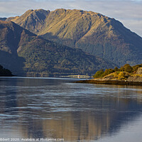 Buy canvas prints of Loch Leven on road to North Ballachulish by Jenny Hibbert