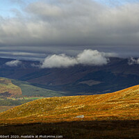 Buy canvas prints of On top of Aonach Mor in the highlands of Scotland by Jenny Hibbert