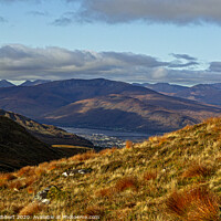 Buy canvas prints of Looking across the hills and lochs of Lochabar from Aonach Mor by Jenny Hibbert