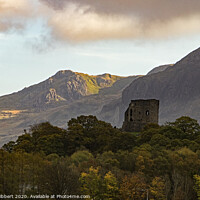 Buy canvas prints of Dolbardarn castle Llanberis North Wales by Jenny Hibbert