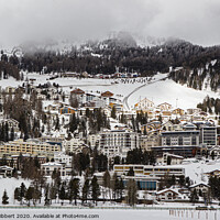 Buy canvas prints of St Moritz, Switzerland by Jenny Hibbert
