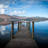 Buy canvas prints of Ashness Jetty, Derwant Water by Ben Savage