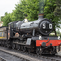 Buy canvas prints of Dinmore Manor Train by Brigitte Whiteing