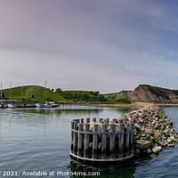 Buy canvas prints of Ejerslev Lyng Harbor Panorama by DiFigiano Photography