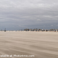 Buy canvas prints of Sankt Peter-Ording Beach Panorama by DiFigiano Photography