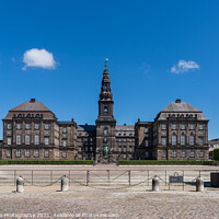 Buy canvas prints of Christiansborg Castle by DiFigiano Photography