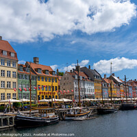 Buy canvas prints of Nyhavn Copenhagen by DiFigiano Photography