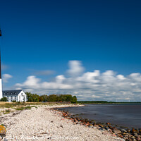 Buy canvas prints of Sorve Lighthouse Panorama by DiFigiano Photography