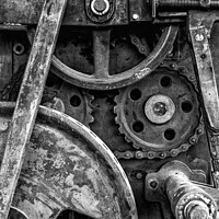 Buy canvas prints of Cogs and Chains by DiFigiano Photography