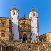 Buy canvas prints of The historic San Francisco Javier church in Caceres by DiFigiano Photography