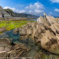Buy canvas prints of Zumaia Flysch by DiFigiano Photography