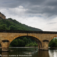 Buy canvas prints of Castelnaud-la-Chapelle and the Dordogne River by DiFigiano Photography
