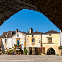 Buy canvas prints of Monpazier Village Square by DiFigiano Photography