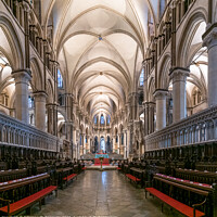 Buy canvas prints of Canterbury Quire by DiFigiano Photography
