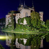 Buy canvas prints of Bojnice Castle Reflections by DiFigiano Photography