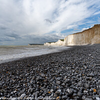 Buy canvas prints of Birling Gap Beach by DiFigiano Photography