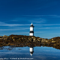 Buy canvas prints of Trwyn Du Lighthouse by DiFigiano Photography