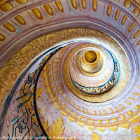 Buy canvas prints of Melk Staircase by DiFigiano Photography