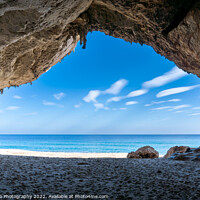 Buy canvas prints of Cala Luna Sea Cave by DiFigiano Photography