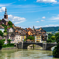 Buy canvas prints of Old Town Laufenburg by DiFigiano Photography