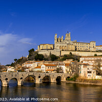 Buy canvas prints of Beziers Panorama by DiFigiano Photography