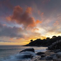 Buy canvas prints of Cavoli Beach Sunset by DiFigiano Photography