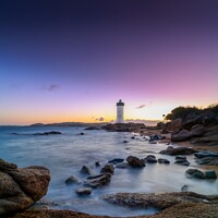 Buy canvas prints of Punta Palau Lighthouse 2 by DiFigiano Photography