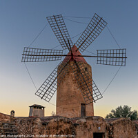 Buy canvas prints of Algaida Windmill by DiFigiano Photography